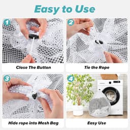 Allecto Plus - Set van 3 waszakken 60 x 48 cm - Heavy duty - Delicate — thumbnail 5