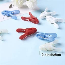 Gekleurde Wasknijpers - Plastic Klemmen - Was Ophangen - Winddicht Ontwerp - 240 Stuks - Gemengde Kleuren — thumbnail 3