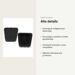 Dailygoods- Koppeling Rubberen Cover - Koppeling Tuinslang - Koppeling Fietskar - Koppeling Aanhanger - Koppelingsslot - Vervangend 3282524000 — thumbnail 3