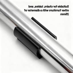 Set van 36 Zitglijders voor Rond 25mm U-Vormige Stoelpijpen, Bescherming voor Tegels en Houten Vloeren, Geluiddempers en Meubelbescherming — thumbnail 3