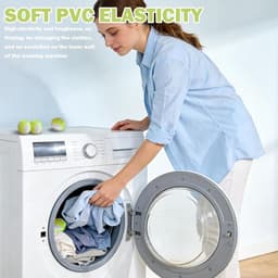 6 stuks herbruikbare wasmachine-verwijderingsballen, herbruikbare lintbal voor katten en huisdieren, haarverwijderaar voor wasmachines (groen) — thumbnail 4