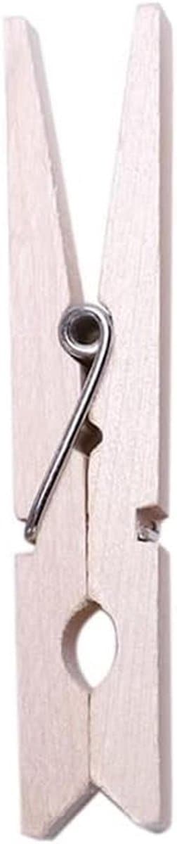 Wasknijpers Houten - Kledingklemmen Hanger - Wasgoed Drogen - Sterke Veer - 52 Stuks - Niet gespecificeerd — thumbnail 2