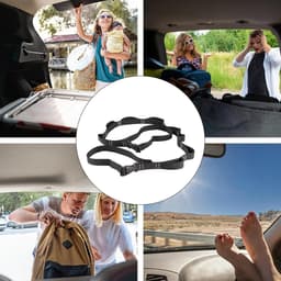 Travel Clothes Line Travel Clothes Line Multifunctional Clothes Rope, Portable Clothes Drying Rope, Car Accessories with Windproof Buckles for Travel, — thumbnail 2