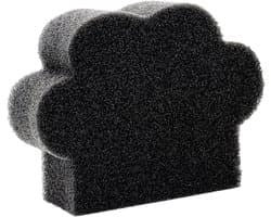 Anti-pluis Kap - Wasfilter Spons - Kleding Reinigen - Herbruikbaar Sponsontwerp - 22 x 18 cm - Zwart