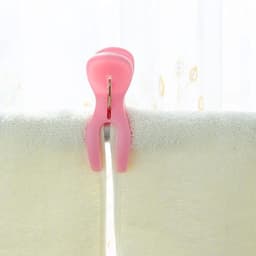 Wasknijpers - Kleding clips - Buiten drogen - Winddicht ontwerp - 95x55 cm - Roze — thumbnail 3