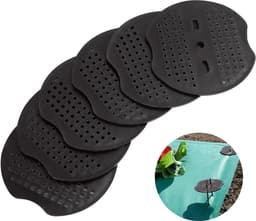 Pack van 200 Buffer Discs voor Grondankers, Plastic Onderlegschijven voor Tuin, Tent en Netten, Ideaal voor Stabiele Bevestiging — thumbnail 1