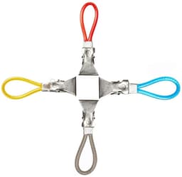 MTTproducts- Handdoekhouder zonder boren - Handdoekclips - Handdoekhouder keuken - Handdoekhouder badkamer - Compact - Ruimtebesparend - Handdoekclip — thumbnail 1