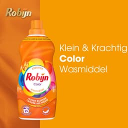 Robijn - Klein & Krachtig Wasmiddel Color 39 Wasbeurten - 4 x 1,19 liter - Voordeelverpakking — thumbnail 4