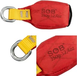 Werpzak Klimtas - Slingerzak Touwzak - Boomwerkzaamheden Klimmen - XPAC 5-laags Materiaal - 350 g - Rood — thumbnail 4
