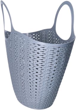 CM Flexibele wasmand of draagtas - grijs - 22 liter - kunststof - 50 x 20 x 40 cm - opbergen — thumbnail 4