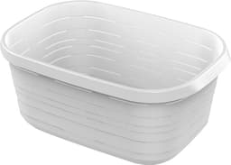 M-Home - Signature - Wasmand - 50 L - 64 x 43 x 26 cm - Wit - Kunststof — thumbnail 1