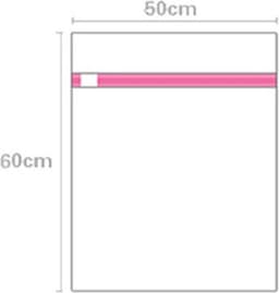 Wasnetje - Waszak - 2 stuks - 50/60CM - Lingeriezak - Lingerie wassen - Voorzichtig wassen - Apart wassen - Met ritssluiting - Zak voor in wasmachine - CHPN — thumbnail 2