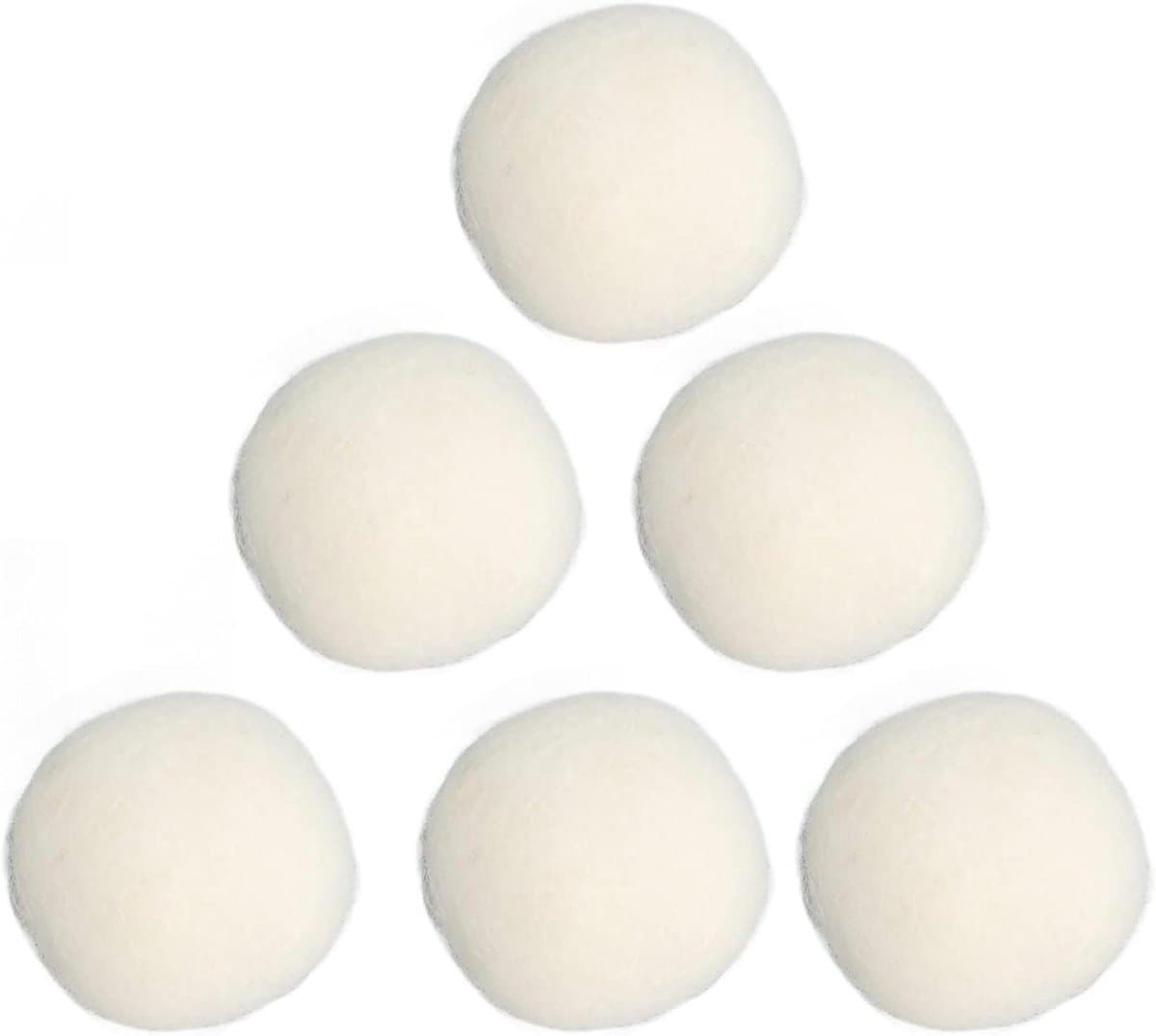 Allecto Plus - Voor Drogen van Kleding: Set van 6 Wol Drogen Ballen voor thuisgebruik (4cm) — afbeelding 1