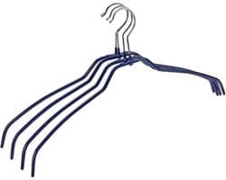 10412411100 Formbügel Slim 42 - 4er Set Kleiderbügel, dunkelblau