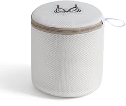 Bh‑waszakken, set van 2 stuks ronde vormvaste wasnetjes, voorzien van auto‑lock rits met beschermflap, ter bescherming van bh‑beugels en cups; geschikt voor beha’s en delicate lingerie — thumbnail 1