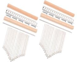 2set Finger Piano Accessoires Met Toetsen Beginnersvriendelijk Compleet Duurzaam Eenvoudig Te Monteren Voor Peuters Thuisgebruik Muziekonderwijs