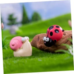 1set Miniatuur Dierfiguren Van Landschap Decoratie Schattige Hars Figuren Voor Tuin Balkon Bureau Creatieve Dier Ornamenten Gemengde Stijl — thumbnail 3