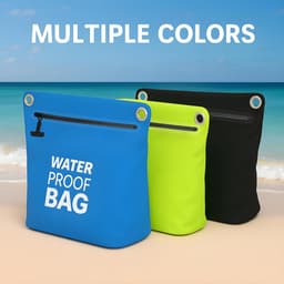Tas, lichte Dry Bag waterdichte zak voor outdoor, camping, wandelen, strand, kajakken, zwemmen, zwart, Large — thumbnail 3