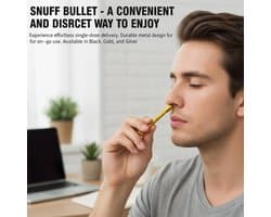 Snuffers van metaal, 3 stuks, draagbare flessenschenktuit, stabiel, licht, elegant, vacuüm doseerder, snuff rietfles, neusbuis, sneakers Snorter