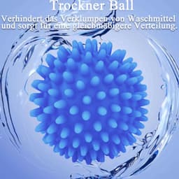 6 stuks drogerballen voor wasdrogers, wasballen, drogerballen voor donsjassen, wasbal voor wasmachine, ballen voor droger, drogerbal, herbruikbare drogerbal — thumbnail 5