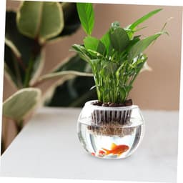 1set Glazen Bloemenvase Voor Hydroponische Planten Elegante Bloemhouder Plant Pot Voor Thuis Kantoor Decoratie Creatief Functioneel Ontwerp Voor Bloemenwinkels Bijzondere — thumbnail 5