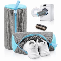 2-in-1 Schoenwaszak & Koffer Organizer – Set van 2 – Met Schoenborstel – Microvezel Waszak voor Reis, Camping en Wasmachine – Herbruikbaar — thumbnail 1