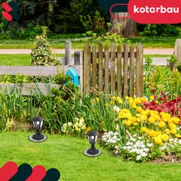 Kotarbau - Grondanker voor Tuinlampen - Rond 115 mm - Set van 2 Stuks - Verzinkt Staal — thumbnail 4