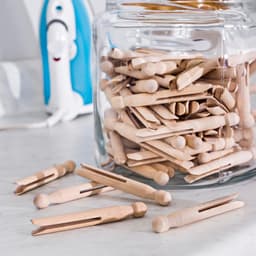 Houten Wasknijpers Traditioneel Set van 100 Stuks Natuurlijk — thumbnail 2