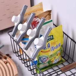 Sluitclips voor voedselbewaring met uitschouder - 6 stuks, ideaal voor keuken en kantoor — thumbnail 4