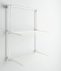 Foxydry Wall Plus 108 cm White - wanddroogrek -bediening links- 108 x 52 x 137 cm — thumbnail 1