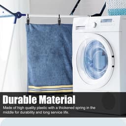 Klemmen voor Kleding - 360° Draaibaar - Kunststof Zwart — thumbnail 5