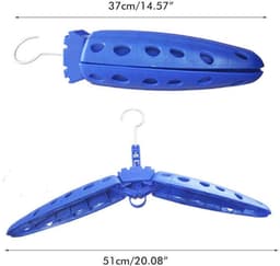 Dailygoods- Duikwetsuithanger Ergonomisch Ontwerp - Opvouwbaar - Sneldrogend - Multifunctioneel - Bescherming - Hoogwaardig Kunststof - Wetsuit Hanger — thumbnail 3