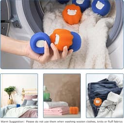Dailygoods- Opvangballen 20 Stuks - Herbruikbare Wasballen - Dierenharen Verzamelen - Zachte Spons - Ruimtebesparend - Eenvoudig in Gebruik — thumbnail 4