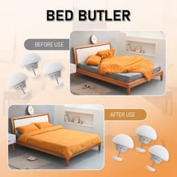 Dekbedovertrek Clips Antislip - Bevestigingsclips Paddestoel - Quilt Klemmen - Decoratieve Fixatie - Set van 6 Wit - Duurzaam Materiaal - Bedklemmen — thumbnail 3