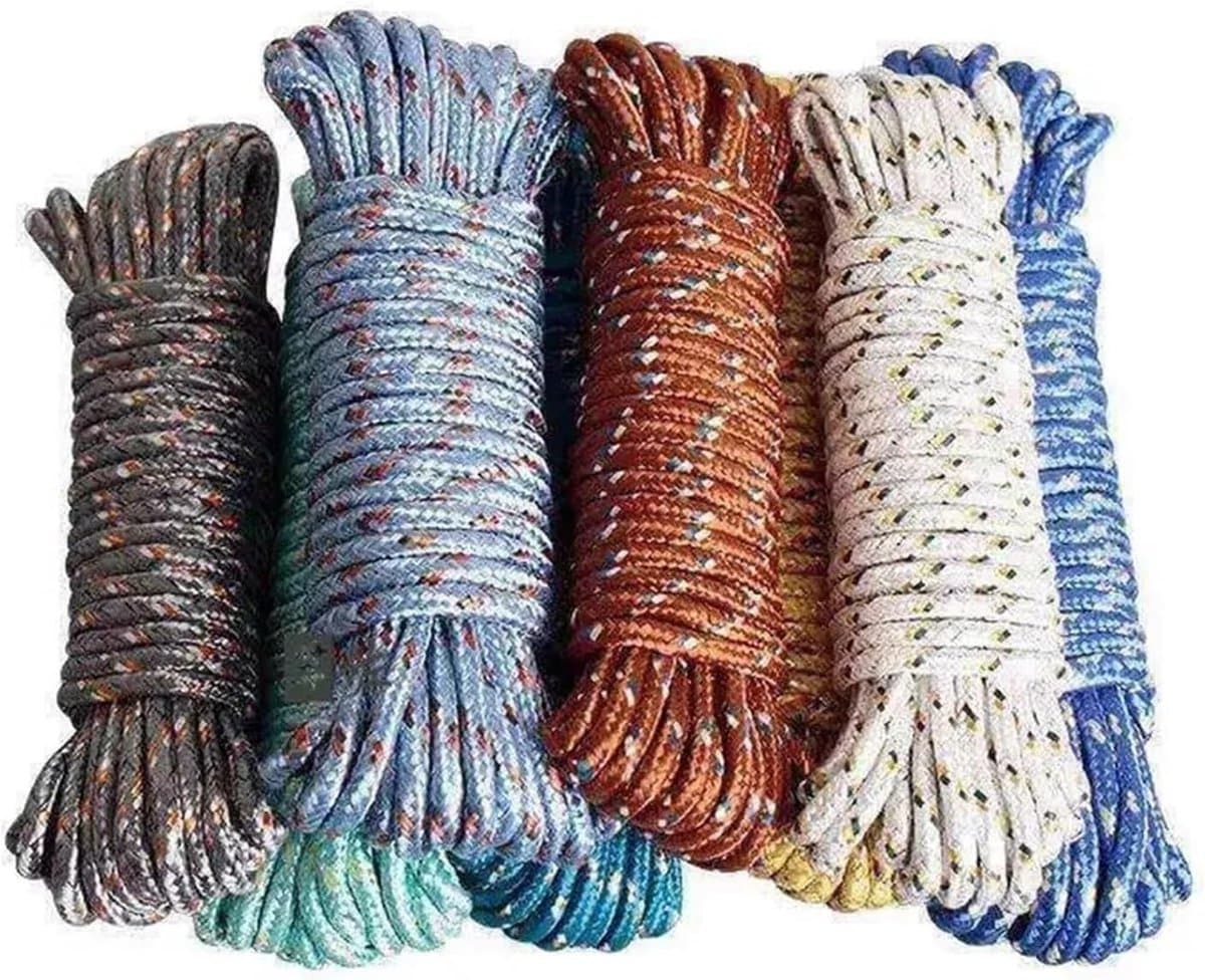 Waslijn Outdoor - Kledinglijn - Buiten Drogen - Verdikt Nylon - 5 Meter - Niet gespecificeerd — afbeelding 1