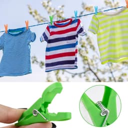 Wasknijpers Set - Kledingklemmen Mand - Kleding Drogen - Windbestendig Ontwerp - 48 Stuks - Multicolor — thumbnail 2
