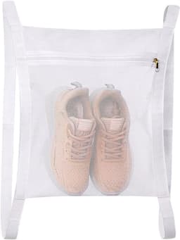 Herbruikbare Sneaker Was- en Droogzak 35 x 40 cm, Grote Honingraatzak met Rits voor Sneakers, Ideaal voor Wasmachine en Droger, Perfect voor Schoenen en Sportkleding — thumbnail 1