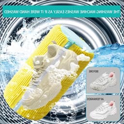 Herbruikbare waszakken voor schoenen: 360 graden bescherming voor fijne stoffen, trainers en alle schoenmaten, ideaal voor de wasmachine en schoenen droger — thumbnail 5