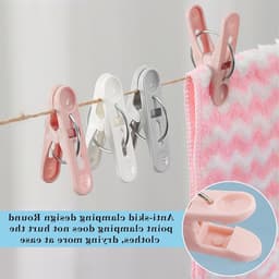 50 Stuks Kledingknijpers van Extra Sterk Plastic voor Binnen en Buiten, Ideaal voor Waslijn en Kledingophang Gebruik — thumbnail 3