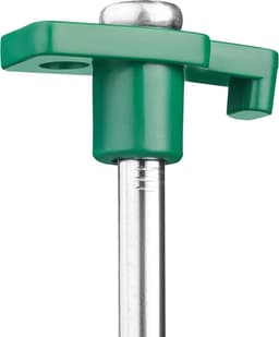 SnelShoppen - 8x anti-roest rots grondpennen groen/zilver Ø 0,7 cm, 25 cm lengte - grondankers, grondpennen van gegalvaniseerd staal voor bevestiging — thumbnail 5
