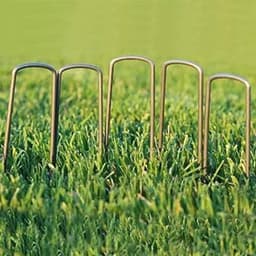 Grondankers 50 Stuks - Roestvrij Staal - Gegalvaniseerd - Camping Haringen - Bevestigingshaken - 200 mm Lang - 40 mm Breed - Tuinnagels — thumbnail 3