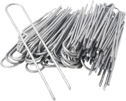 Omgoods - Set van 100 Grondankers van Gegalvaniseerd Staal voor Diverse Toepassingen — thumbnail 1