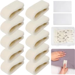 SnelShoppen - 10 x Bed Clips - Duvet Clips voor Dekbedden zonder Naalden - Beddekklemmen met 2 Montagekaarten en Transparante Opberdoos - Antislip, Wi — thumbnail 1