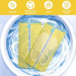 2 Stuks Waszakken voor Schoenen - Herbruikbare Waszakken voor Sneakers, Wasmachine, 360° Reiniging, Ideaal voor Wassen van Schoenen — thumbnail 4