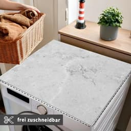 Antislip Wasmachine Beschermers Set van 2 - 60 cm Betonlook — thumbnail 3