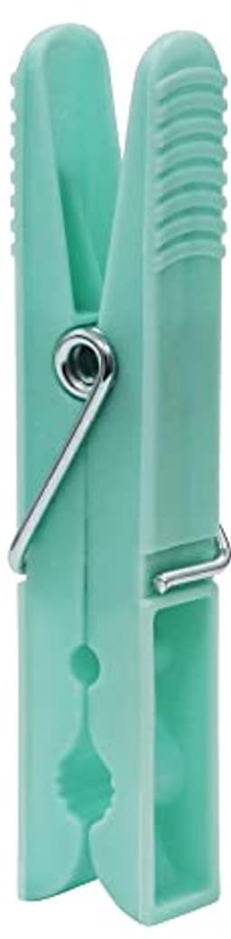 Roestbestendige Wasknijpers, Verpakking van 36, Aqua — thumbnail 2