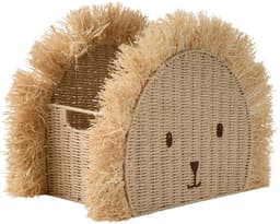Vertbaudet Opbergmand leeuw van papierkoord en raffia — thumbnail 1