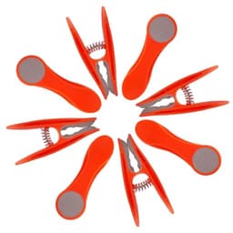 96 Wasknijpers met RVS veer en zachte grip, inclusief wasknijpertas - Leopard Bruin — thumbnail 5