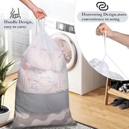 Witte Waszakken 70 x 100 cm - Perfect voor Wasmachine en Handwas — thumbnail 2