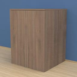 Wasmachinekast met Deuren van Hout - Geschikt voor Bijkeuken en Badkamer, Maatwerk Beschikbaar — thumbnail 2